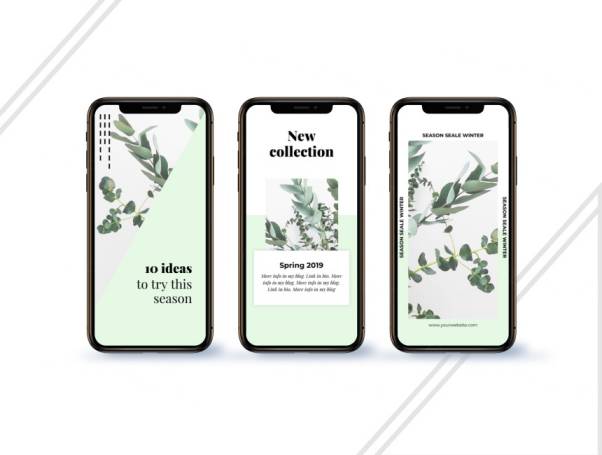 简约app界面故事包Daise Instagram Stories P
