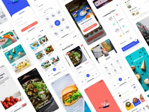 APP套餐订阅界面设计模板Eat me Food Delivery