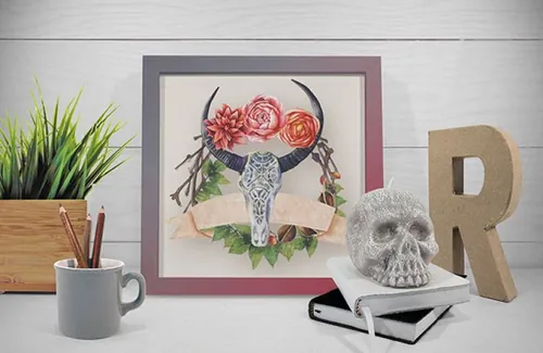 预制模拟场景PSD Frame Mockup Scenes