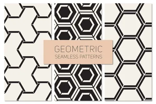 几何无缝背景纹理素材 Geometric Seamless