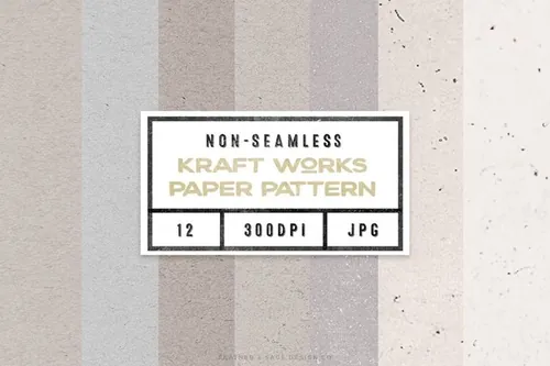 卡夫工程图案纹理 Kraft Works Pattern T