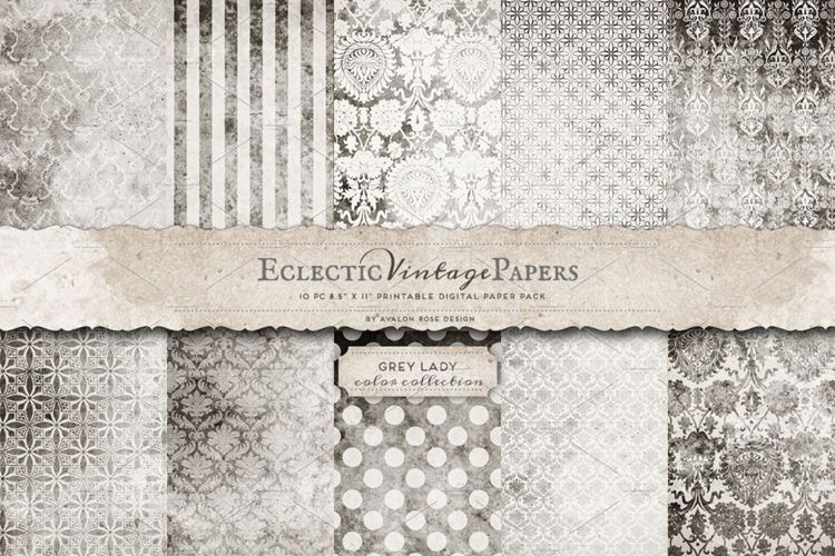经典复古的背景纹理素材 Printable Papers