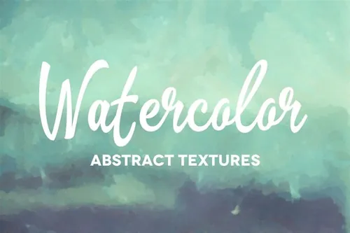 50个抽象的水彩背景纹理 50 Abstract