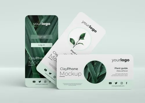 高质量概念手机白模UI界面APP设计贴图展示样机PSD模板