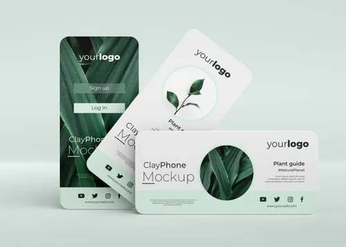 高质量概念手机白模UI界面APP设计贴图展示样机PSD模板 App interface mock-up