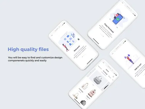 在线商店移动应用程序用户界面工具包 Mobile App UI Kit