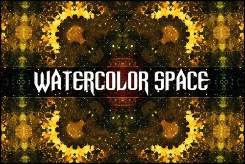水彩效果背景纹理素材 Watercolor Space