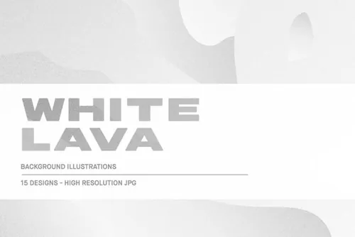 白色时尚熔岩大理石纹理背景底纹集合Background