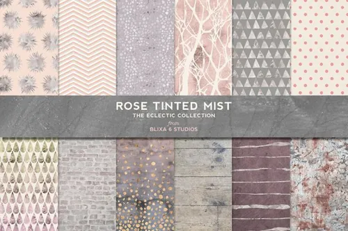 玫瑰金奢华背景纹理素材 Rose Tinted Mist