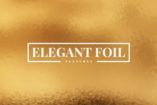 优雅的金箔背景纹理素材 Elegant Foil Textu
