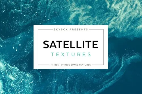 卫星太空背景纹理素材 Satellite Space