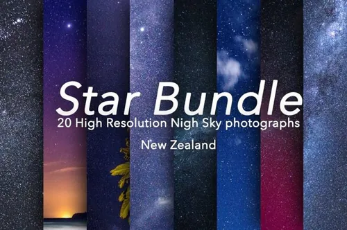 20个星空背景纹理素材 Star Bundle 20 Sta