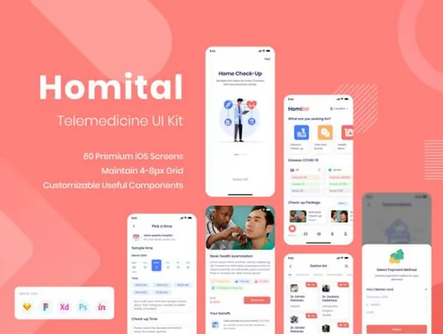 远程医疗APP应用iOS UI套件