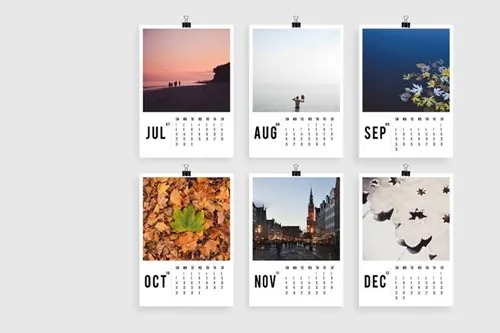 现代艺术简约日历 Modern Art Minimal Calendar