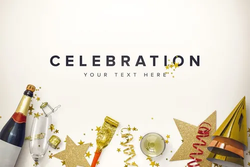 超强生日派对场景模拟海报合成素材集合