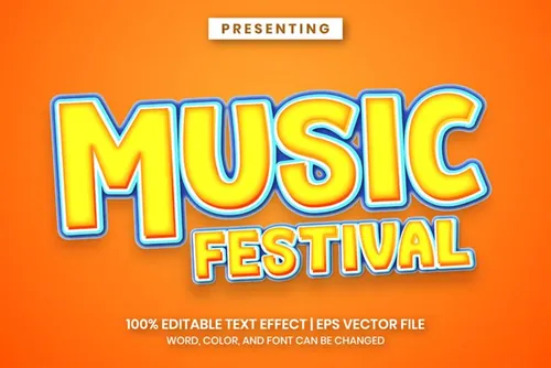 好莱坞电影级三维立体特效字体文本特效可编辑EPS矢量模板素材3d text style effect