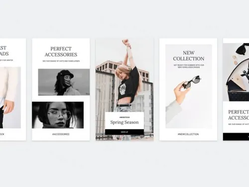 海明威故事创意模板Hemingway Instagram Storie