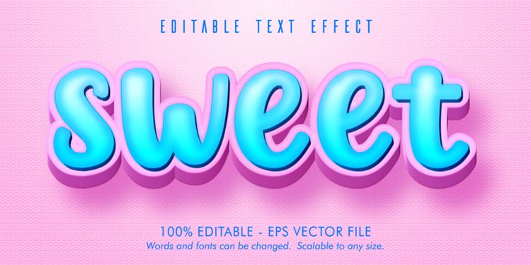 好莱坞电影级三维立体特效字体文本特效可编辑EPS矢量模板素材3d text style effect