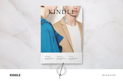 时尚男装杂志模板 Kindle Magazine