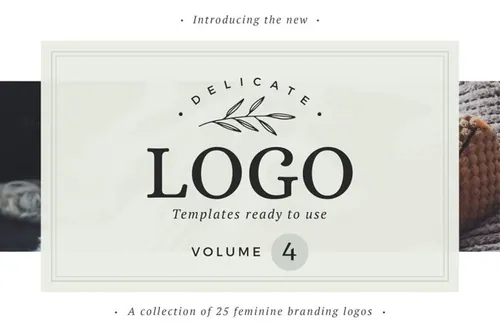 高端优雅的女性logo标志Delicate Feminine
