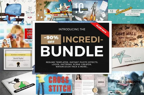设计素材大杂烩INCREDIBUNDLE