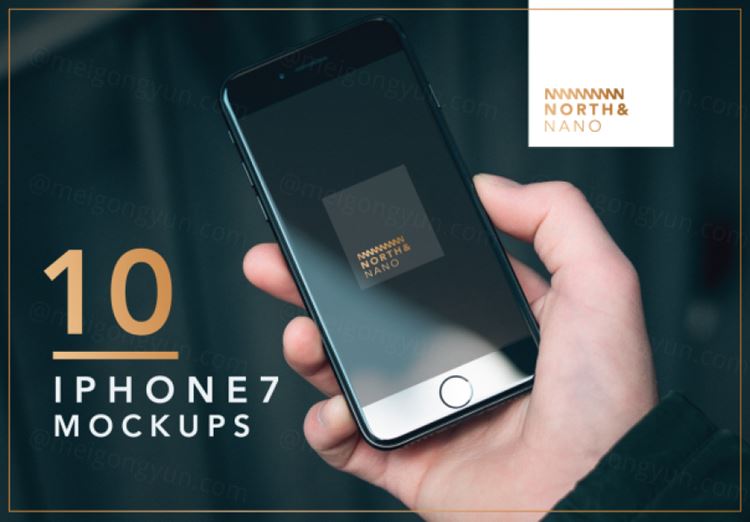iphone 7实体模型场景模拟10 iPhone 7 Mockups