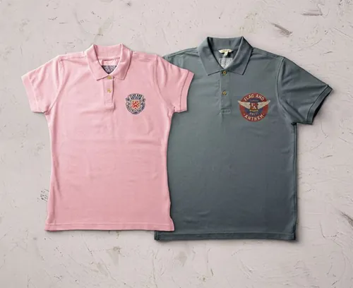 服装男人和女人的psd polo衫样机 Psd Polo Shirt Mockup Vol3