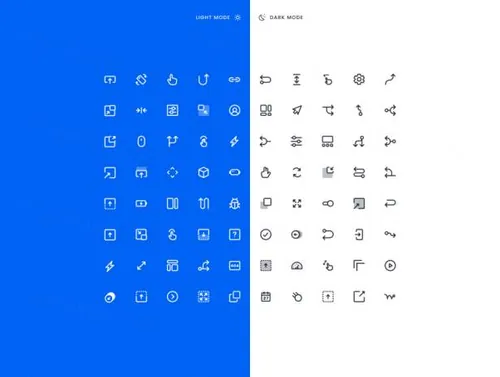流线框大图标包UX Flows Wireframes Mega Ico