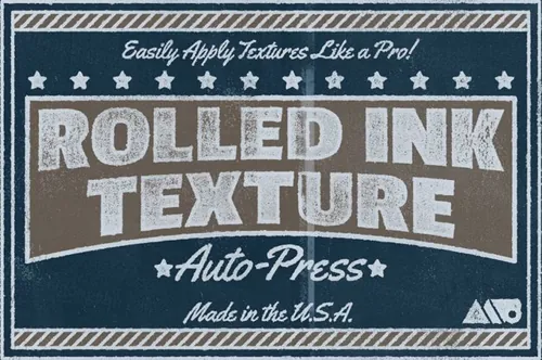 墨辊复古墨水背景纹理 Rolled Ink Texture