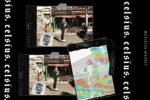 磨损旧物件旧物品ID卡工作证塑料袋设计展示样机模板 BADG