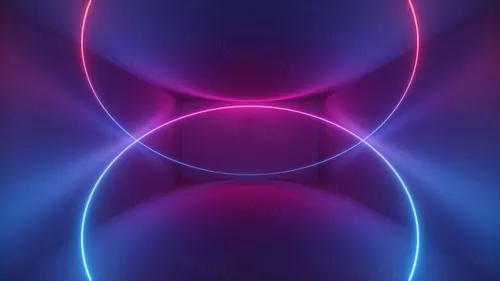 3D霓虹灯虚拟现实抽象迷幻的闪烁的背景超清素材