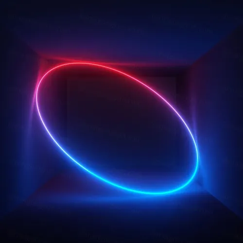 3D霓虹灯虚拟现实抽象迷幻的闪烁的背景超清素材