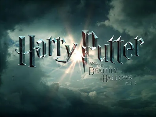 魔法世界哈利波特影视后期特效文字photoshop text styl