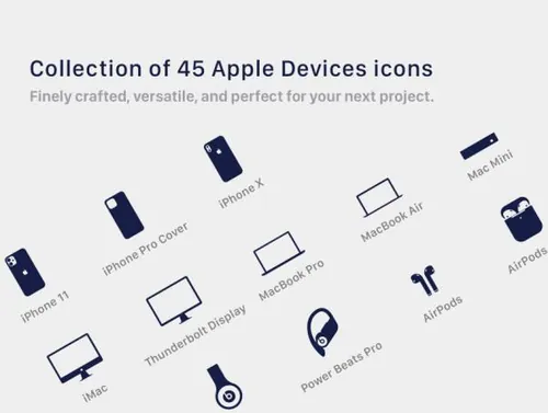 苹果设备图标Apple Devices Icons