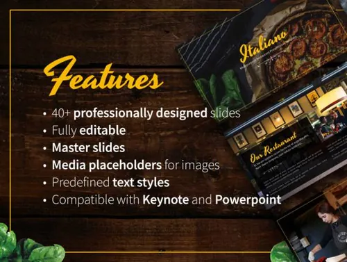 意大利美食餐厅介绍Italiano Restaurant Presen