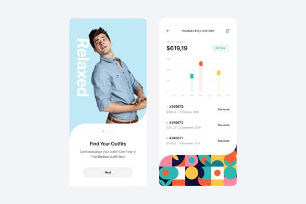 时尚潮流的APP UI