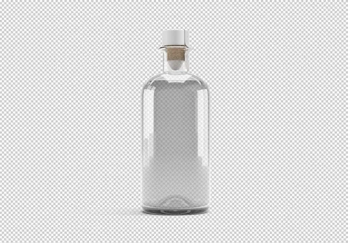 橄榄油瓶玻璃瓶设计效果图样机模板  Olive Oil Bottle Mockup