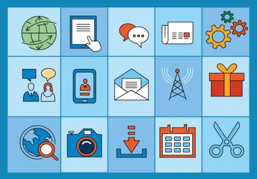 常用平面矢量图标Various Flat Icons Vectors