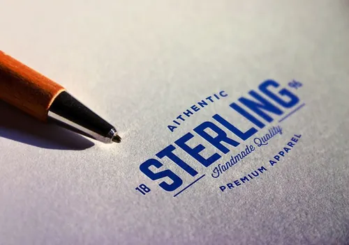 印刷油墨质感LOGO贴图样机模版 Printed Perspective Logo Mockup