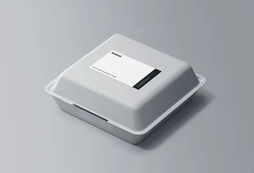 高端食品包装外卖盒定制设计样机模板 Food Packaging Container Mockup
