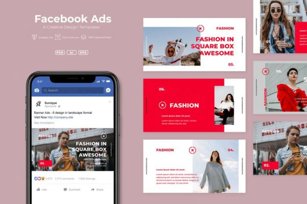 高品质的时尚高端海报srtp-facebook-ads