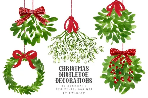 Mistletoe Christmas Clip art
