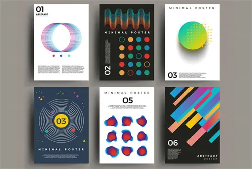 抽象几何海报矢量素材合集Abstract