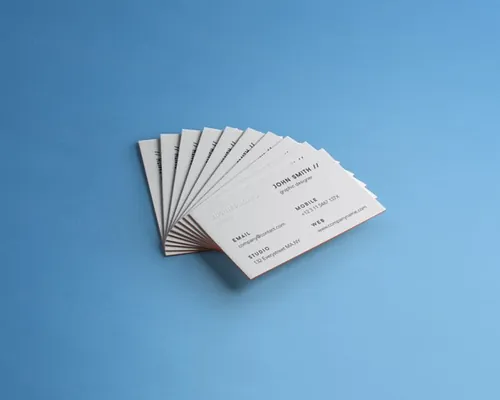 高质量名片模型PSD贴图模板Psd Business Card Brand Mockup