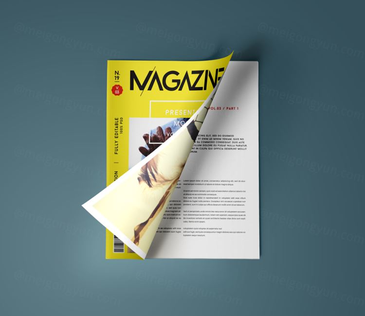 书籍杂志贴图样机PSD模板Psd Magazine Mockup Vol026