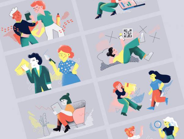 艺术设计舞蹈插图Dance Illustrations