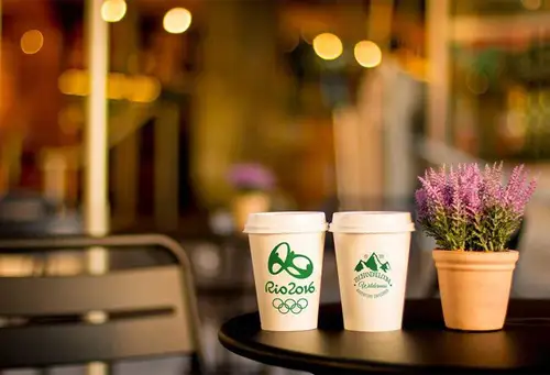 咖啡杯模型PSD贴图模板Coffee Cup Branding Mock up 样机模版