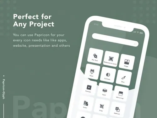 象形文字图标Design - Papricon Glyph