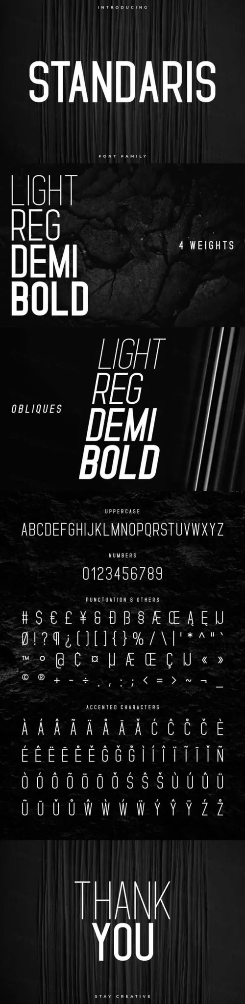 Standaris Sans Serif Demo