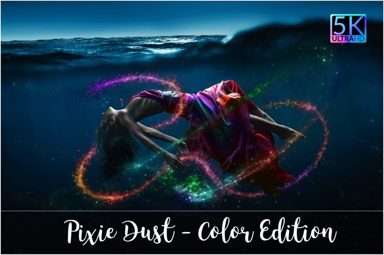 5K梦幻闪粉覆盖彩色版 5K Pixie Dust Over